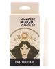 Manifest Magic Candles Προστασία - Λευκό (12 τεμ) Κεριά Σπαρματσέτα
